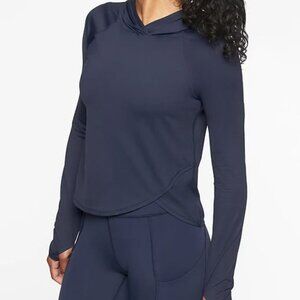 Athleta Sunlover UPF Criss Cross Hoodie Size XS Breathable Lightweight